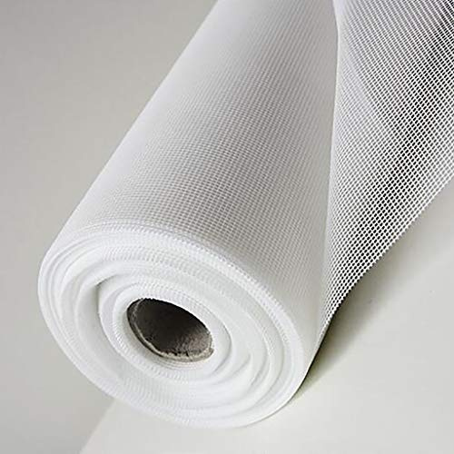 XXYANZI Moustiquaire Fibre de Verre 0.8x3.5m, Grillage Plastique Fixation Rideau Tissu Moustiquaire au MèTre, pour Porte Rideaux Fenetres - Blanc