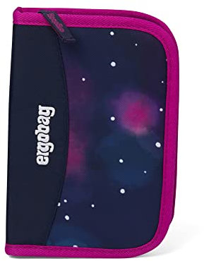 ergobag Federmäppchen Set 22-teilig, Lyra Buntstifte, Stundenplan-Fach, Kleingeld Fach, Lineal Bärlaxy - Lila