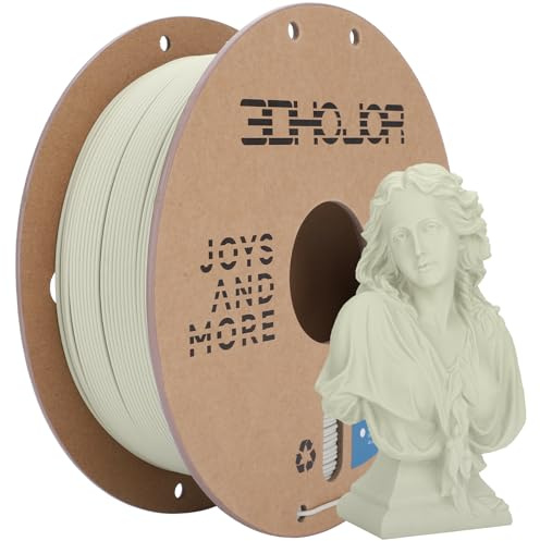3DHoJor Matte PLA Filament Hellkhaki 1KG Pastell 3D Drucker Filament 1.75mm