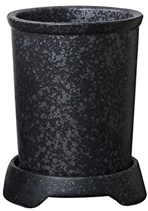 OnePine Porta Utensilios Ceramica, Soporte Utensilios Cocina Porcelana, Bote Porta Utensilios para Palillos, Tenedores, Cucharas, Cuchillos (F)