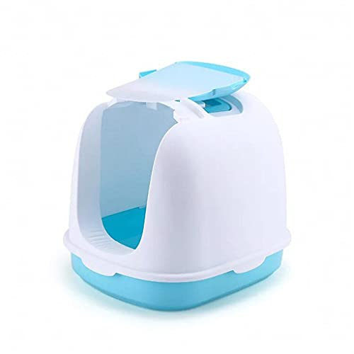Sabbiera for animali domestici chiusa, lettiera for animali domestici, addestramento for toilette for animali domestici Vasino staccabile a prova di spruzzi Forniture for animali domestici Vaschetta f