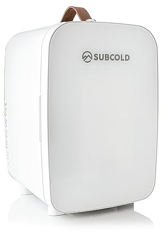 Subcold Pro15 Luxury Mini Fridge Cooler | Compact 15L Portable Small Fridge 12v & 240v | Efficient Quiet Cooling System | Ideal for Bedroom, Office, Beauty & Car (White)