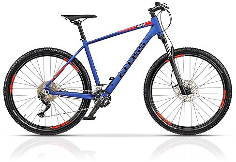 Airtracks 27,5 Zoll Mountainbike Herren MTB Fahrrad Hardtail Fusion X Shimano 2x10 Deore RD-M4120 SGS - ROCKSHOX Judy - Rahmenhöhen 42, 46, 50 und 54 - Modelljahr 2023 (54cm (Körpergröße 185-195cm))