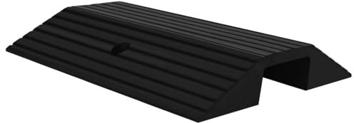 Homgoday Rampa Soglia Ponte Pedana Rialzo Pavimento 49x40x8 cm Gomma