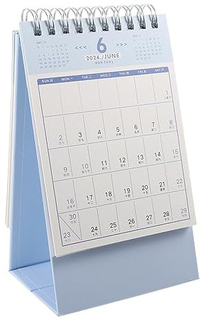 CAXUSD Tischkalender mit Notizseiten Klappbar für Schreibtisch und Homeoffice Praktisch und Dezent