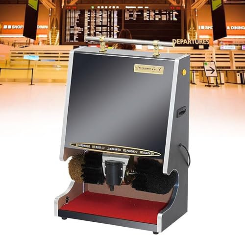 WEIMILOR Electric Shoe Cleaner,Fully Automatic Induction Hotel Hotel Lobby Company Shoe Shiner Shoe Brush Machine Electric Shoe Polisher Household Shoe Shine Electric