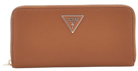 GUESS SWBG8500146COG LAUREL SLG LARGE ZIP AROUND Women COGNAC Size One Size