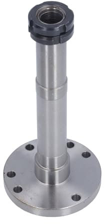 Mini-Drehmaschinenspindel, 20 Mm Lochdurchmesser, Stahl-Hohlspindel, 180 Spindel-Ersatz für MX 180D 7 X 12, 8 X 14 Mini-Drehmaschine 180 Maschine mit 2 Sicherungsmuttern