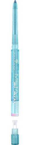 essence META GLOW duo-chrome eye pencil, Nr. 04, Blau, langanhaltend, hochpigmentiert, Wischfest, farbintensiv, holographisch, vegan, wasserfest, Nanopartikel frei, ohne Parfüm, 1er Pack (0.22g)