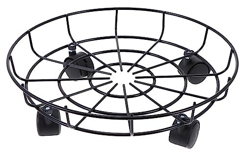 Milisten 1stück Movable Flowerpot Stand Mit Rädern Praktischer Pflanzenständer Für Innen Und Außenbereich Für Blumentöpfe Und Gartenarbeit Leicht Zu Und