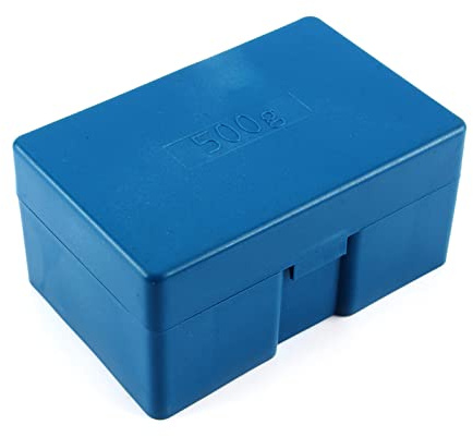 Kit de peso de calibración, 7pcs 10-200g 500 g Pesos de calibración total con pinza y caja de almacenamiento de plástico para un equilibrio preciso del laboratorio de bolsillo