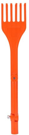 Nurnesy Strumento di Rastrello Mini Tetto e Grondaia - Guida a Rotazione Testa del Rastrello in Plastica per Rimuovere Foglie e Detriti