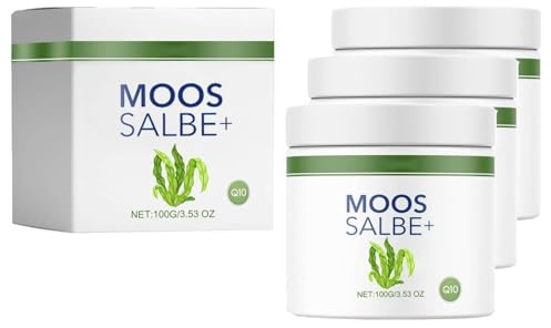 Moossalbe Plus,Mooscreme Gegen Falten,Mooscreme Gesicht Falten Testsieger,Aktiv Hautreparatur Moossalbe, Mooscreme für Gesicht mit Anti Aging Wirkung als Feuchtigkeitscreme Tag und Nacht (3PC, 100G)