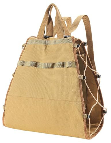 Borsa da trasporto per legna da ardere, zaino a legna per, borsa da firewoodiano, pieghevole, per stufa, per interni ed esterni, campeggio, spiaggia, falò
