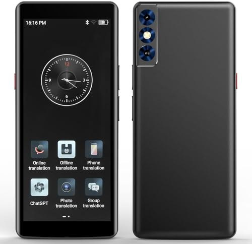 Language Translator Device, Two Way Real-Time Voice Translation, Support 139 Languages with 5.5” HD Inch Touch Screen, and Accents with