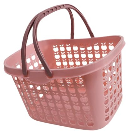AKOOSY Cestino per Supermercato in Plastica Portafrutta Organizer per Articoli Multipli da Scrivania Custodia per Feste in Giardino e Campeggio