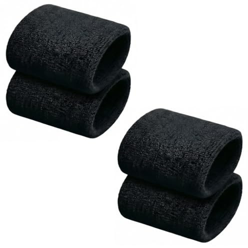 4 Pièces Bracelet Sport 8 x 8 cm Élastique Absorbant la Transpiration