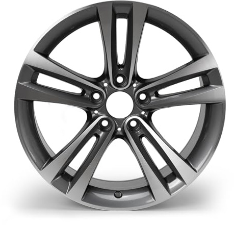 Bteirac Felgen 18 Zoll, 18x8 ET34mm 5x120 Hub Hole 72.6mm, Autofelgen Kompatibel mit BMW 320i 328i 330i 335i 340i 428i 430i 435i 440i