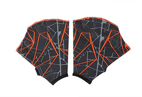 Aquatic Handschuhe, 1 Paar Fit Schwimm Trainingshandschuhe,EinstellbarFitness Wasser Widerstand Aqua Fit Paddle Training Finger Handschuhe Schwimmtauchausrüstung