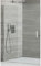 Milano Portland - Chrome Single Hinged Frameless Shower Door - 900mm