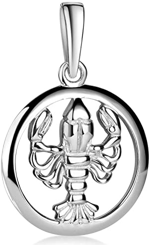 MATERIA by Matthias Wagner Sternzeichen Anhänger Silber 925 Damen Herren Kette rhodiniert