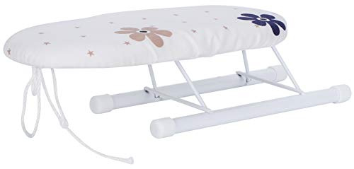 Enforose Ironing Board Sleeve Arm, Mini Ironing Board Foldable Sleeve Cuffs Collars Ironing Table Travel Portable Ironing Board(flower cluster)