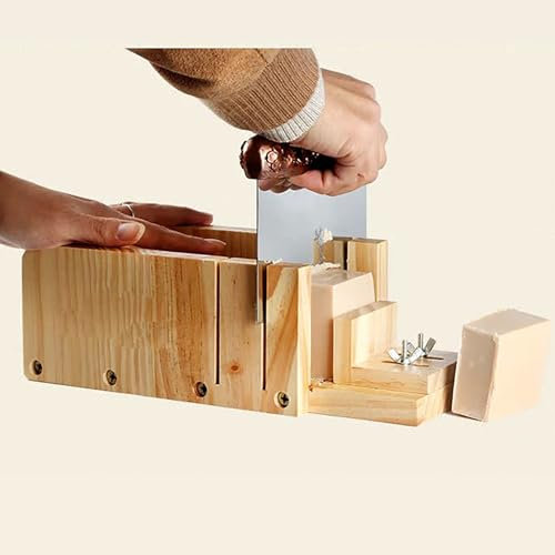 TEMU-SC 2 IN 1 Soap cutter, DIY Seifen Silikonform Set, Seifenherstellung, Seifen Selber Machen Set für Schmierseife