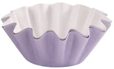 Muffinform Papier 50 Stücke Blumenförmige Kuchen Papier Tassen Multicolor Chrysanthemen Beschichtet Brot Papier Tassen Lila