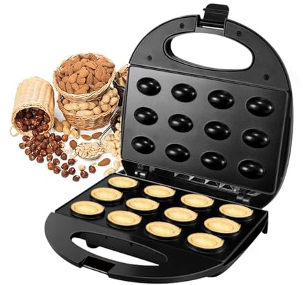 Macchina per torta elettrica di noci, macchina automatica per cialde di noci - Macchina per torta di noci | Macchina per biscotti elettrica di noci e noci, per biscotti, snack, torte