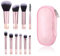 SHUOHONG 10 Stück Schminkpinsel Set mit Schminktasche, Professionelles Pinselset Makeup, Makeup Pinsel, Pinsel Set Schmink, Make-Up Pinsel & Zubehör für Foundation, Rouge, Lidschatten und Puder