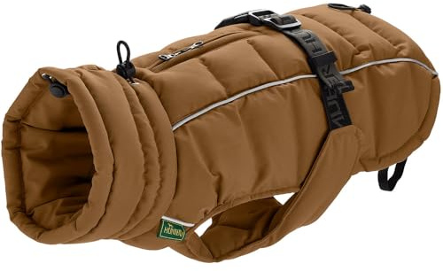HUNTER Hundemantel Paxson, Farbe: karamell, stylischer Puffermantel, wasserabweisend, reflektierende Details, idealer Sitz, warme Wattierung, maschinenwaschbar, Größe: 55