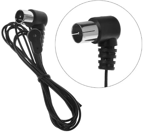 KADSXIYA FM-Radio-Antenne, F-Adapter, 75 Ohm, Unbal-Stecker, Kabel
