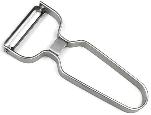 SharpPeel Stainless Steel Julienne Vegetable Peeler – Super-Sharp Blade Matchstick-Sized Veg Strips