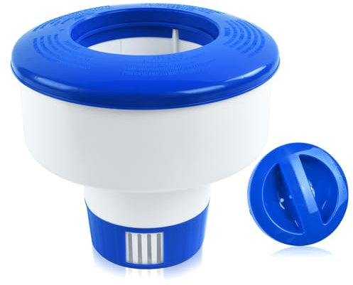 7 Inch Pool Dosierschwimmer, Pool Chlor Schwimmer, Chlor Dosierschwimmer, Faltbare Dosierschwimmers, für Pools, Wasserpark, Spa