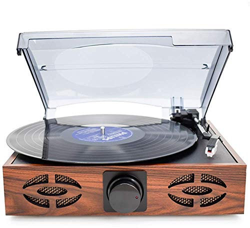 SGKOMN Giradischi retrò, Giradischi retrò in Vinile, grammofono Antico, retrò, Vintage, Classico, Moderno, Soggiorno