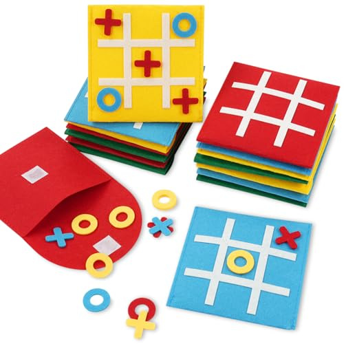 HAGOT Tic Tac Toe Spiel Schlüsselanhänger/Tic Tac Toe Spiel Schlüsselanhänger, für Jungen Mädchen, für Kindergeburtstag