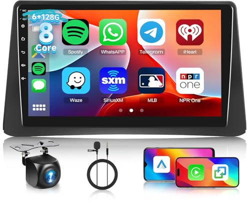 Hodozzy 6G+128G 8-Core Android Radio para Opel Mokka 1 2012-2016/Buick Encore 2013-2015 con Carplay Android Auto Inalámbrico, 2 DIN Pantalla Táctil 9 Pulgadas con Bluetooth GPS WiFi DSP FM/RDS Cámara