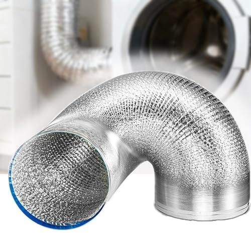 QSPNVFB Tubo Flessibile Asciugatrici Condotte Di Ventilazione Isolato Ø15cm/20cm/25cm/30cm/40cm Tubo Di Scarico Allungabile Cappa Da Cucina Climatizzatori(L 10m(32ft),D 200mm(8))