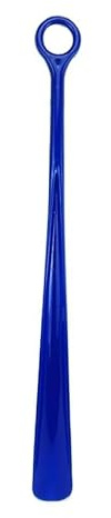 Långt skohorn i plast för alla höjder för seniorer, design med enkelt grepp, extra långt handtag, hållbart hushållstillbehör, perfekt för daglig användning