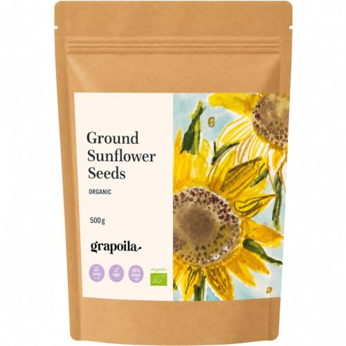 Ground Organic Sunflower Seeds 500g - Finely Milled - GMO & Gluten-Free Meal
