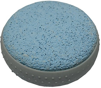 Bimsstein Massagestein Hornhautentfernung Fussmassage Fußpflege rund 80mm blau (0041)
