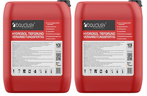 Tiefengrund Bauclusiv Hydrosol farblos 2 x 10l