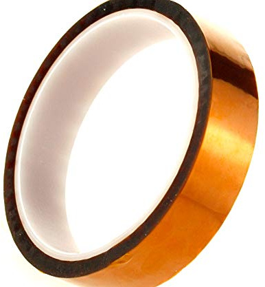 Be In Your Mind Hochtemperatur-hitzebeständiges Abdeckband, Polyimid, Kapton-Klebeband, Isolierband zum Schutz von SMD- oder BGA-Chips, 20 mm x 33 m