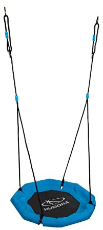 Hudora 72176 Octagon Nestschaukel, schwarz/blau, 70 cm