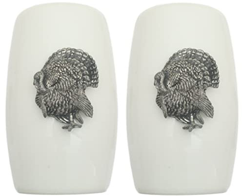 Turkey China Salt and Pepper Shakers Cruet Set Modern White CSP 380