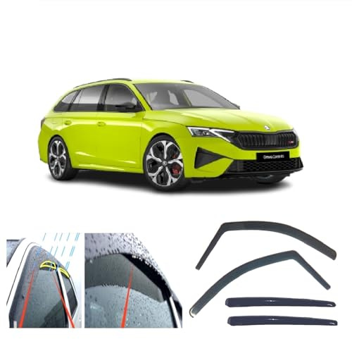 AC WOW 4x Windabweiser für ŠKODA Octavia 5-Türer Kombi SW 2019 2020 2021 2022 2023 2024 2025