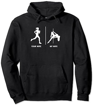 Pole Dance Geschenk Ehemann Mann Poledance Pullover Hoodie