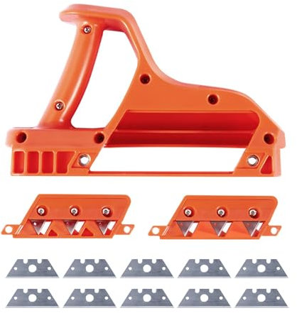 Handhobel Gipskarton Raspel Hobel Feile Mini-Holzhobeln, Verstellbarer Mini-Einhandhobel, Blockhobel klein Hand Trimming Hobel, Holzschneidehobel zum Trimmen von Projekten, DIY-Modellbau (45 + 60)