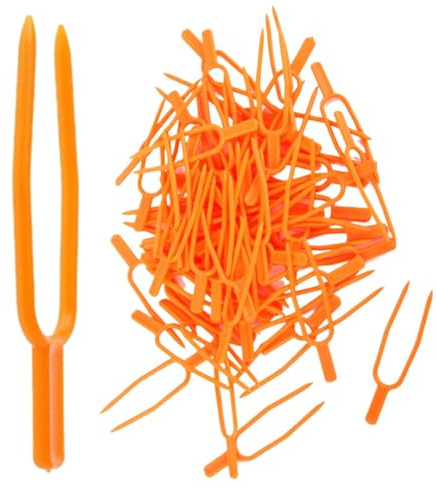 Tenedor para plantar fresas,Clips de fijación para plantas de jardinería - Dispositivo de prensado de vid de 50 piezas | Clip de abrazadera de fijación de fresa agrícola reutilizable de 65 mm, soporte