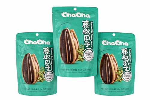HealthEmpire for ChaCha Roasted Sunflower Seeds (3 bags) Si Chuan Pepper flavor